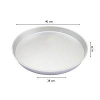38 cm Yuvarlak Kullan At Tepsi